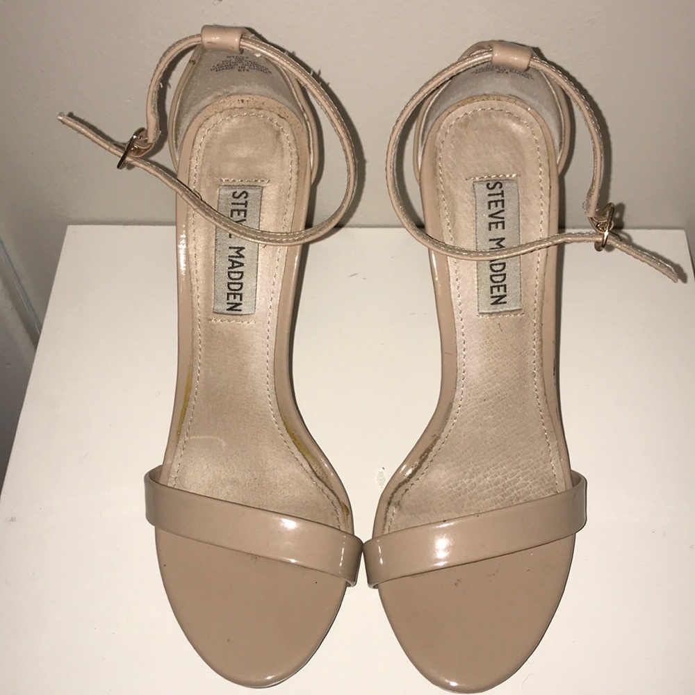 Tan sandals heels